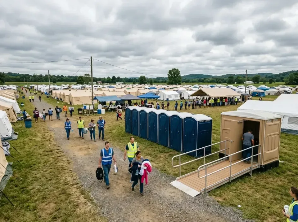 disaster-relief-camp-restrooms-010 — frequently asked questions, Dumpster & Portable Bathrooms Rental in Belleville, IL
